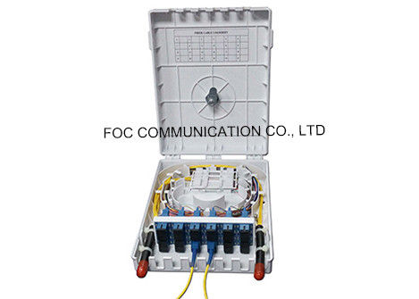 Outdoor Fiber Optic Termination Box Enclosure 24 Fiber For Telecommunication Networks