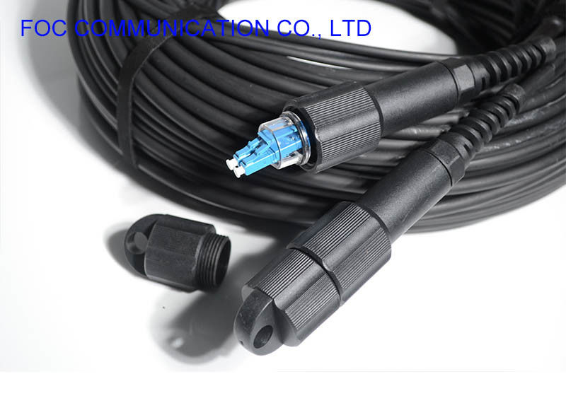 4 Core Duplex LC Connector PDLC Optical Cable Assembly