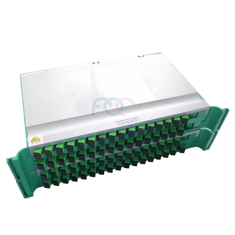 ODF 1x64 Fiber PLC Splitter Tray FTTB For Cross Connection Cabinet