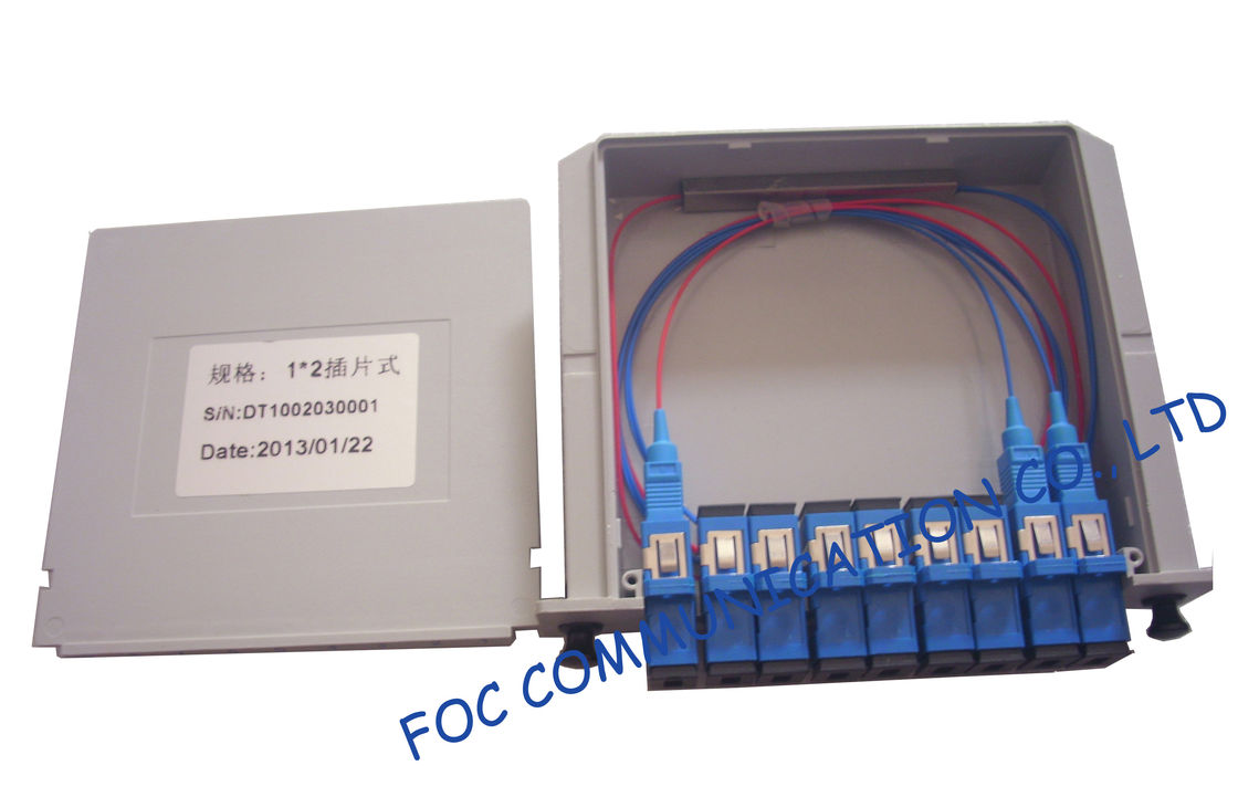 Optical Communications planar lightwave circuit splitter fiber optic G.657A SC Small Size