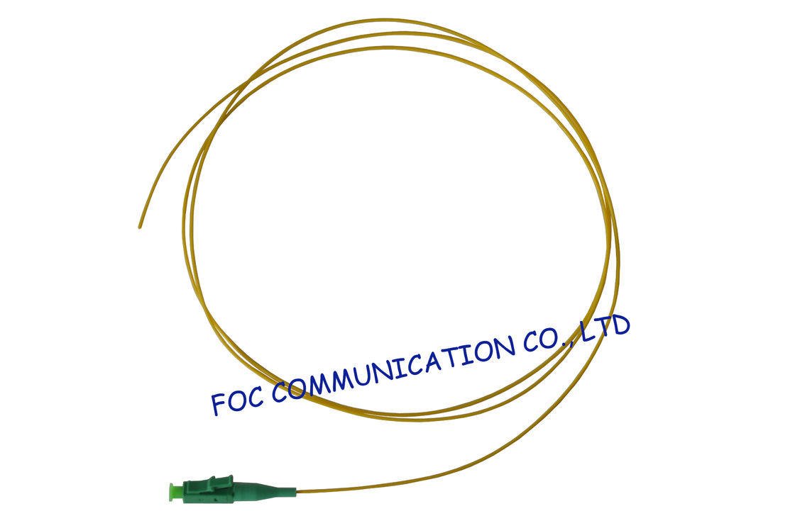 LC / APC 900um Tight Buffered FTTH Fiber Optic Pigtail 9 / 125um for CATV and WAN