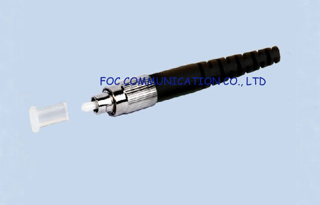 Long Mesh Boot SM Simplex Fiber Optic FC Connector For Telecommunication Networks