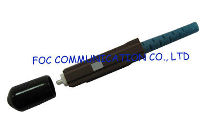 MU Fiber Optic Connector , single mode fiber sc connector with Ceramic Sleeve