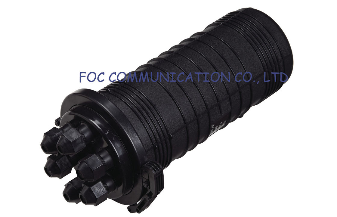 Erect Type 6 Ports fiber optic splice closures 144Core Bunchy Fan Out
