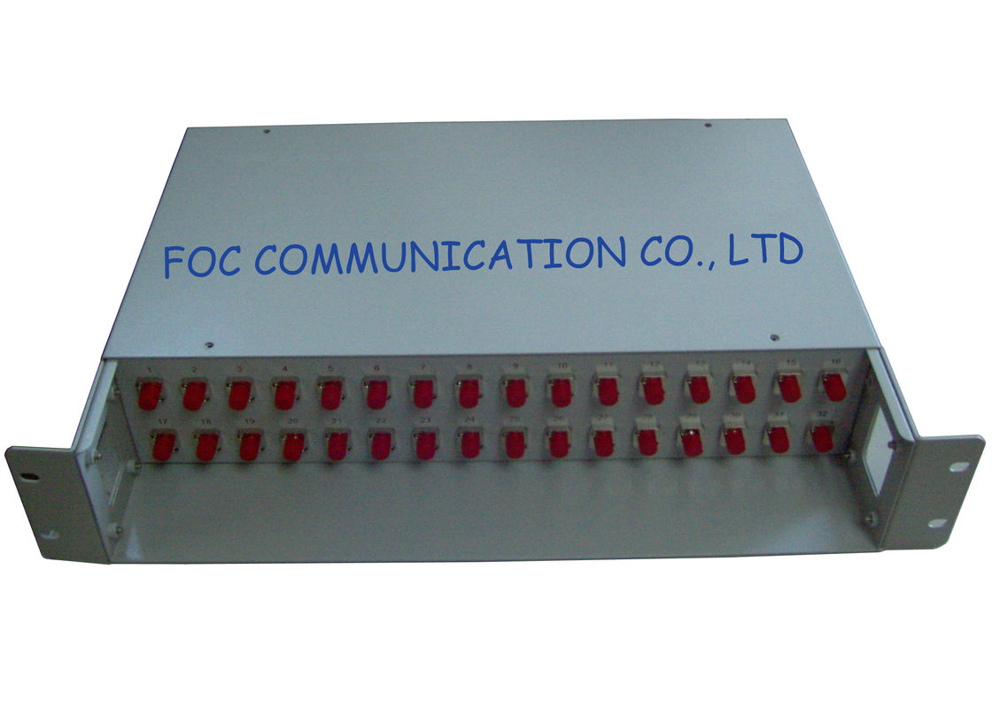 Telecom Adapters And Pigtails Fiber Optic Patch Panel 32Port FC