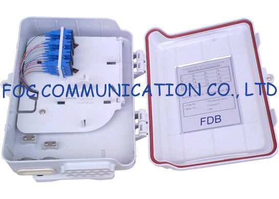 16 Ports Fiber Optic Distribution Box With Splitters and Adapter For FTTH​