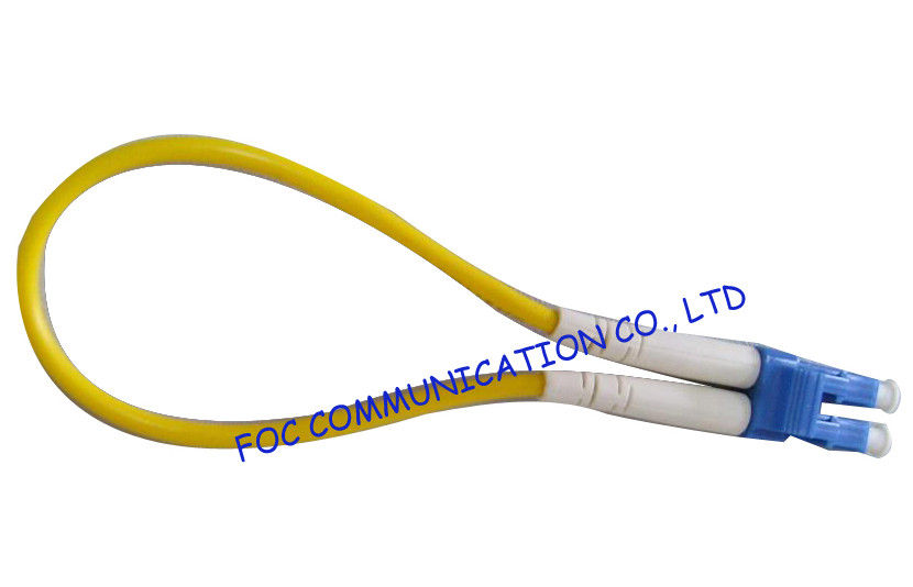 Fiber Optic Patch Cord LC / UPC Loopback Test Cable Telecommunication Cutomized
