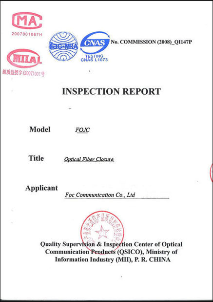 China Foc Communication CO.,LTD certification